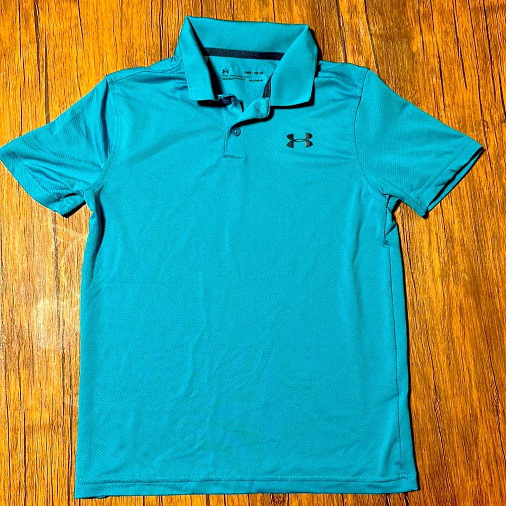 Under Armour YMD collared golf shirt. Barely worn. Heatgear